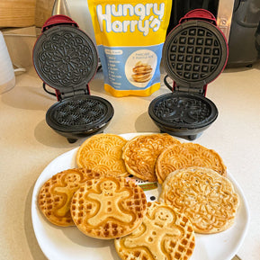 Dash Gingerbread Man Mini Waffle Maker 