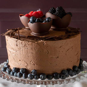 Dark Chocolate Berry Cake