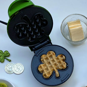 St Patrick's Day Waffles