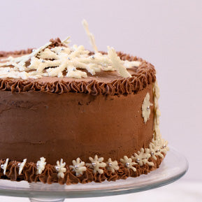 Chocolate Snowflake Cake